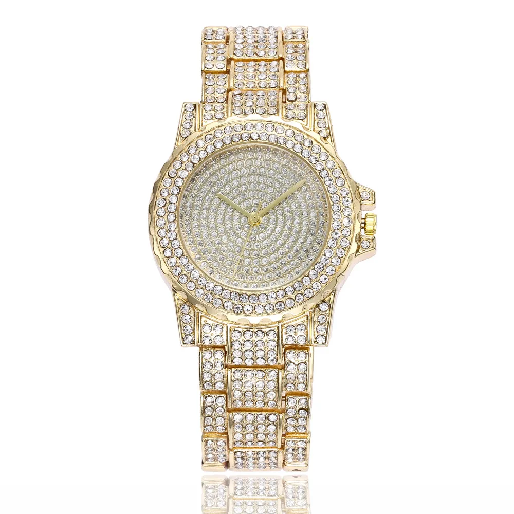 

Rhinestone Luxury Lady Wristwatches Leather Minimalist Steel Mesh Simple Geneva Watches Women Quartz Analog Clock Watch Small A4