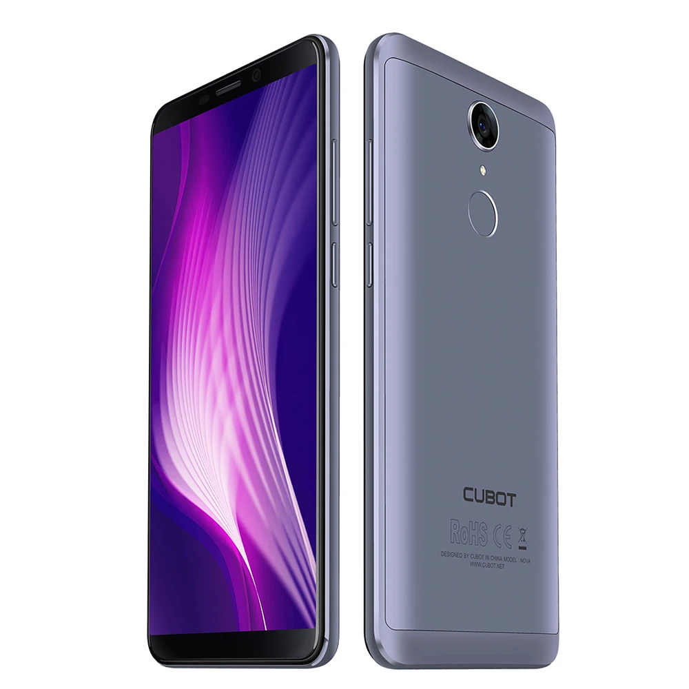 Восстановленный смартфон CUBOT Nova Android 8 1 4G 5 "MTK6739 четырехъядерный 3 ГБ ОЗУ 16 Гб ПЗУ