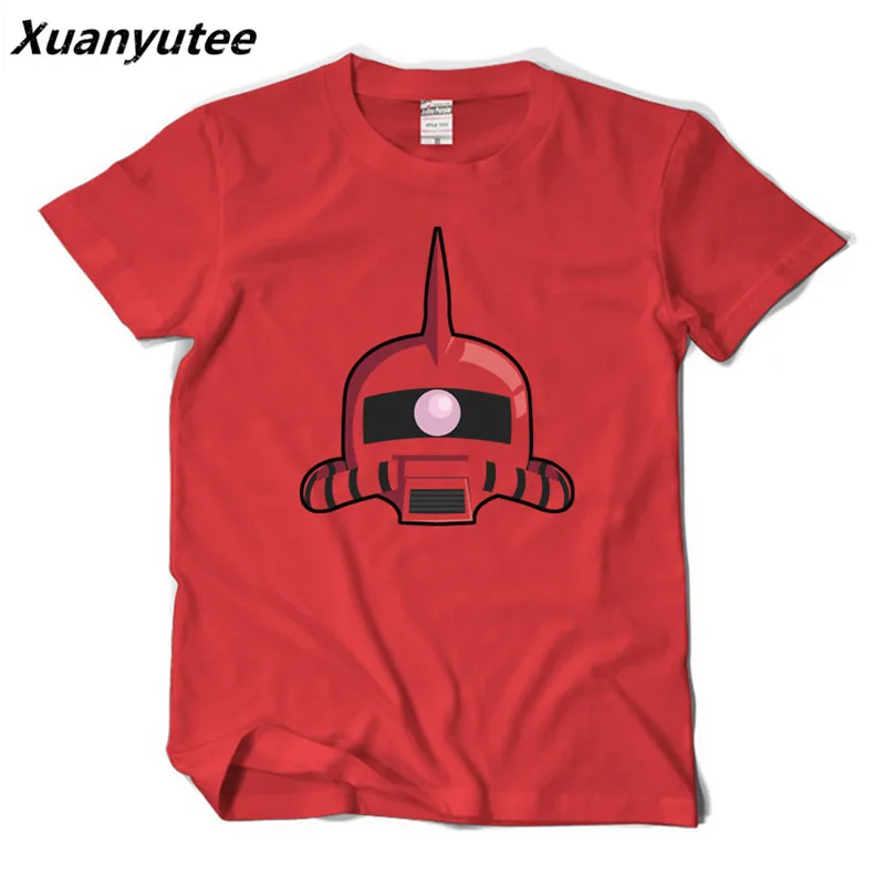 Xuanyutee MS 06 S ZAKU мужские футболки мода 2017 аниме Фанаты MS-06 летняя хлопковая