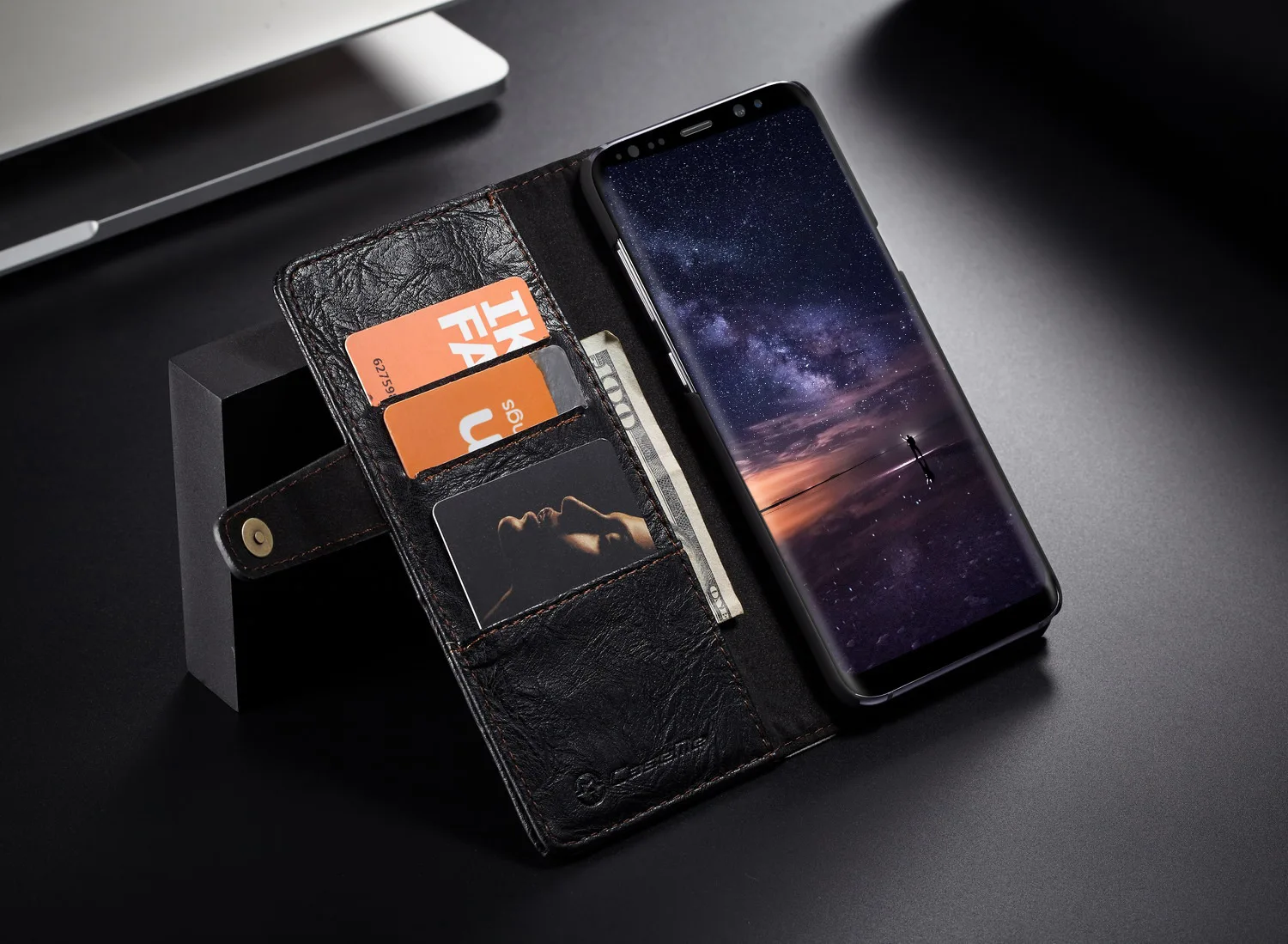 Чехол мне чехол для samsung Galaxy Note 9 S9 S8 S10 плюс S10e Роскошный кожаный чехол-книжка в стиле "Ретро" с карманом для карты с откидной крышкой для samsung Note9 8