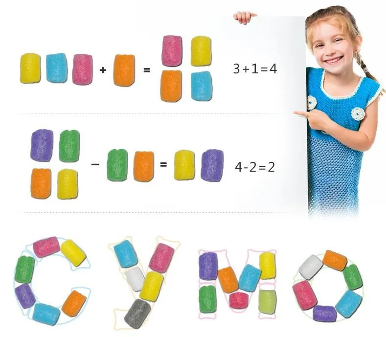 1500 шт. 12 видов цветов Магия Кукуруза Пластилин глины/натуральный материал