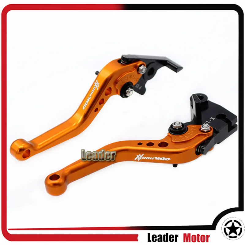 Оранжевый Для HONDA CBR 1100XX CBR1100XX CBR1100 XX 1997-2007 Аксессуары для мотоциклов Короткие сцепные рычаги - Цвет: Оранжевый