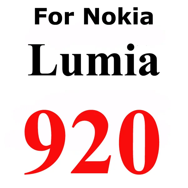 For Lumia 920 GerTong закаленное Стекло чехол с подставкой и отделениями для карт для Nokia Lumia 530 532 535 540 550 630 640 XL 650 730 820 830 920 950 1020 1320 1520 крышка защитная пленка - Цвет: For Lumia 920