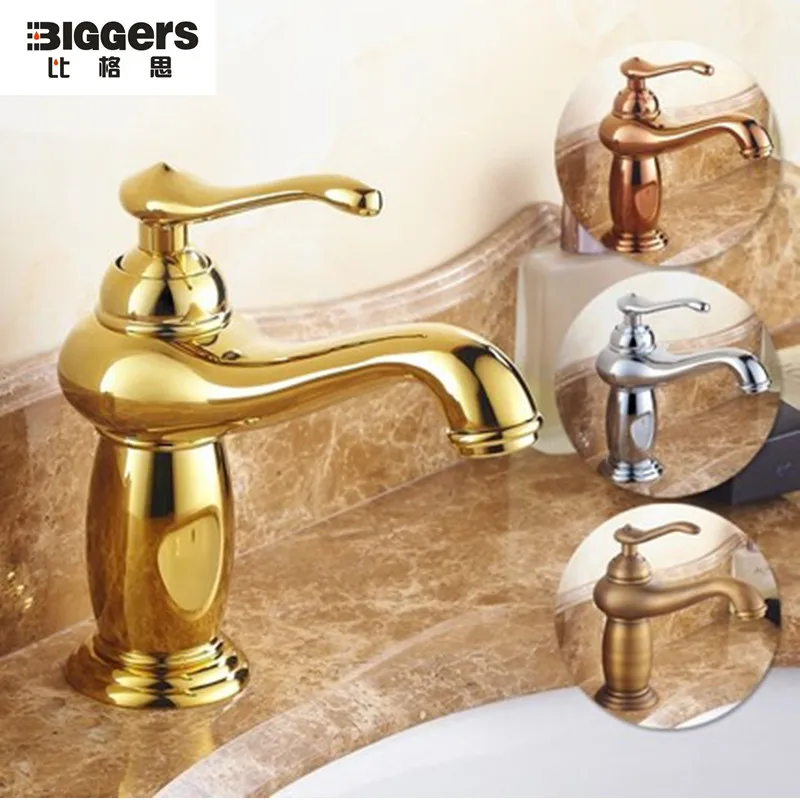 Бесплатная доставка смеситель для ванной из твердой меди роскошный европейский