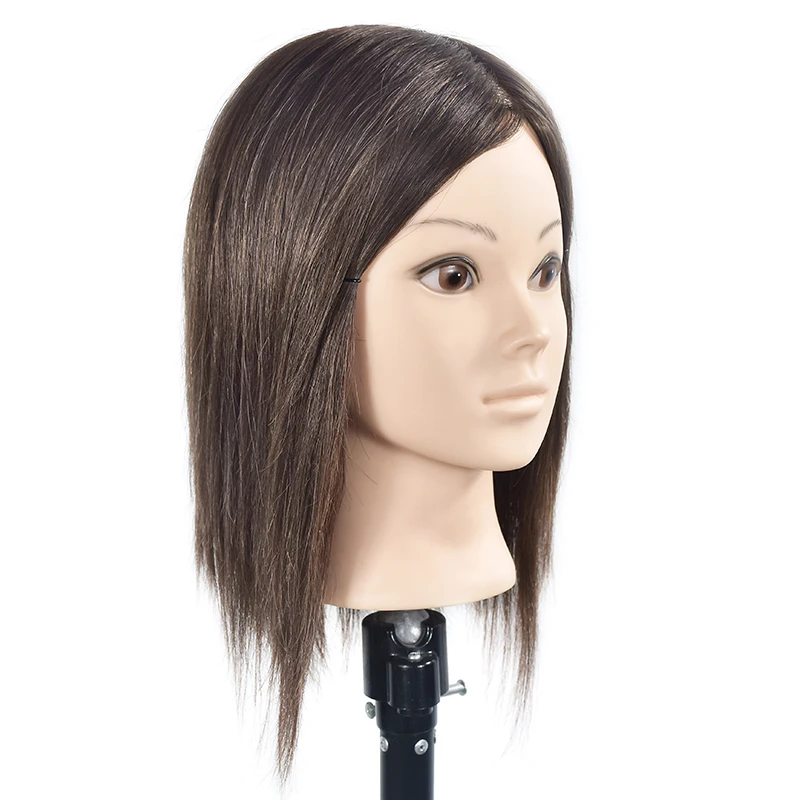 BoLi тренировочная голова Парикмахерская 100% натуральные человеческие волосы