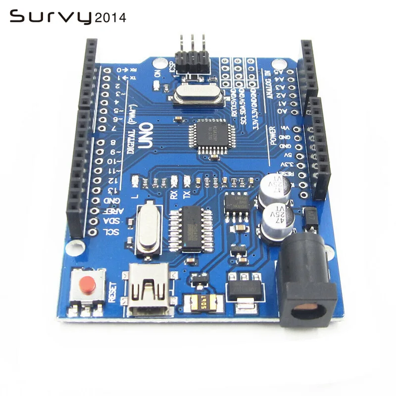 Igh Качество Один Комплект UNO R3 официальная коробка ATMEGA16U2 + MEGA328P чип для Arduino