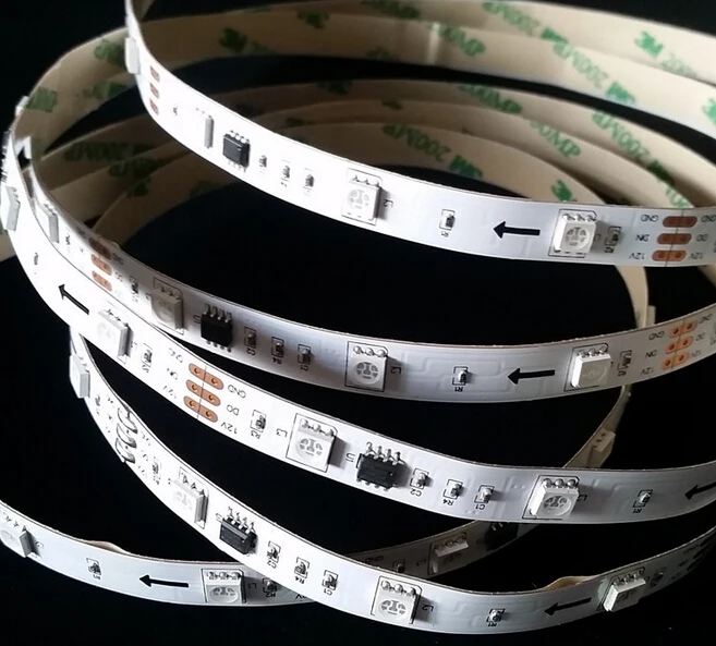 50 м/лот WS2811 IC 5050SMD Dream Color RGB Светодиодная гибкая полоса 30 светодисветодиодный s/m DC12V