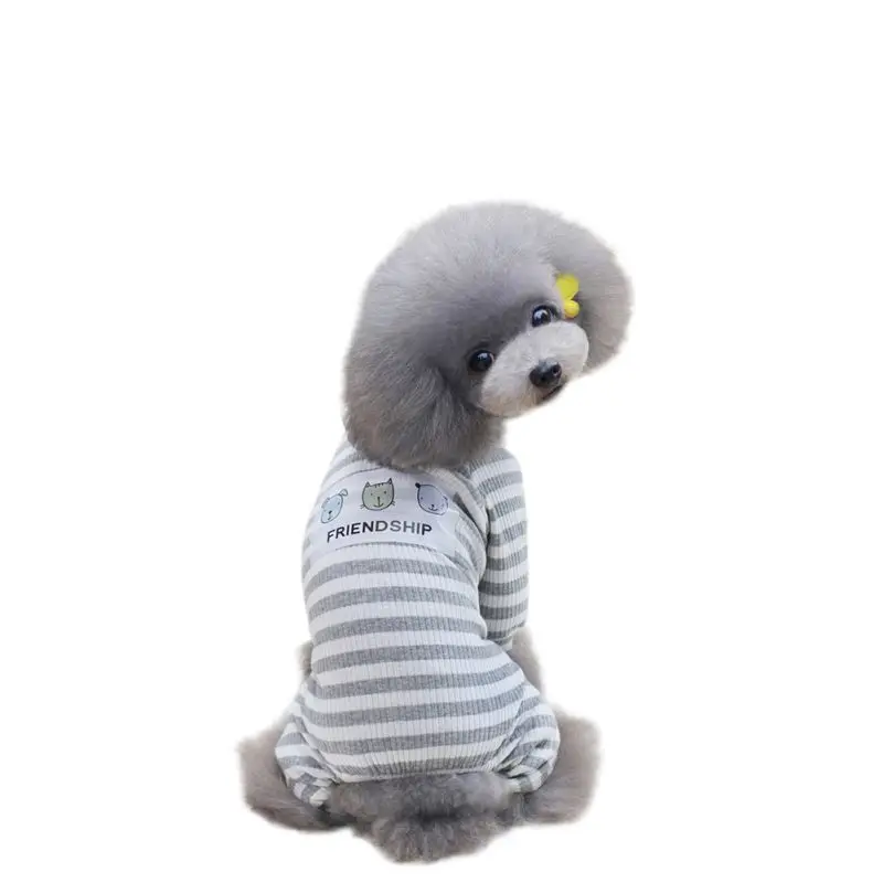 Полосатые фотообои для собак|dog jumpsuit|pajamas dogdog pajamas jumpsuits |