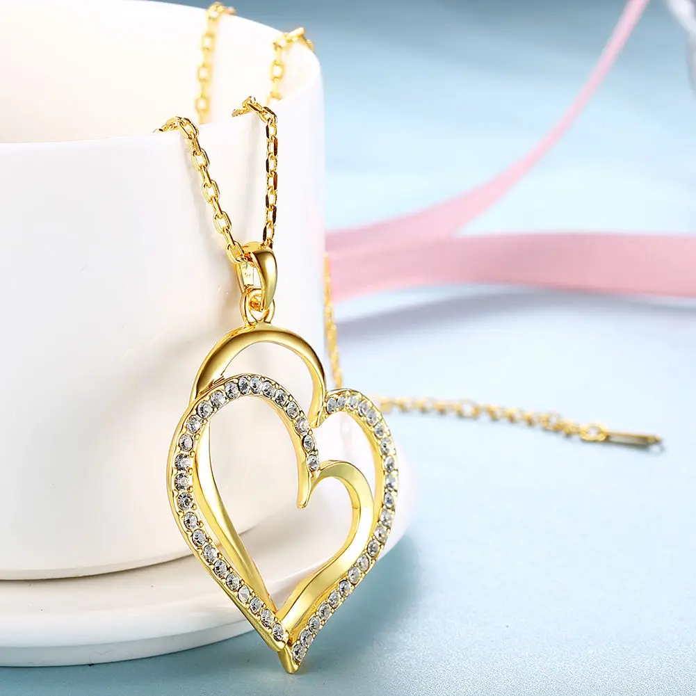 Для женщин jewelry Подвески Ожерелья для мужчин Чешский горный хрусталь двойной