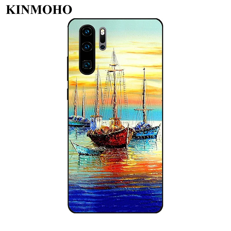 Чехол Ван Гога с изображением звездной ночи для Huawei Mate 20 Lite чехол P20 P30 Pro Honor 8X MAX 10 9
