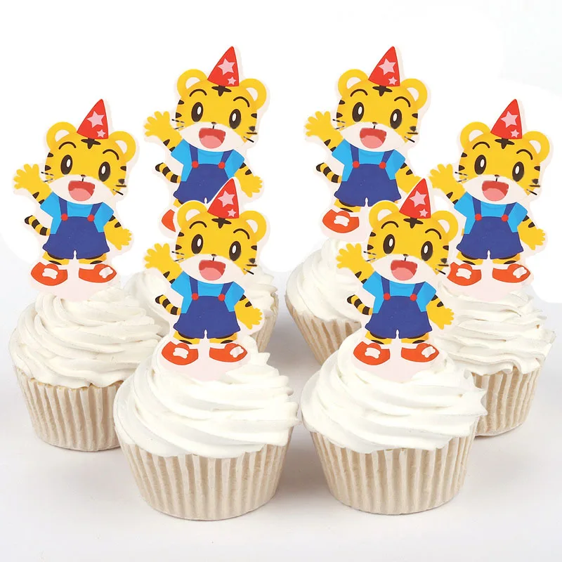 50 шт. милый маленький галстук бабочка пингвин Панда Детские Тигры бумага кекс