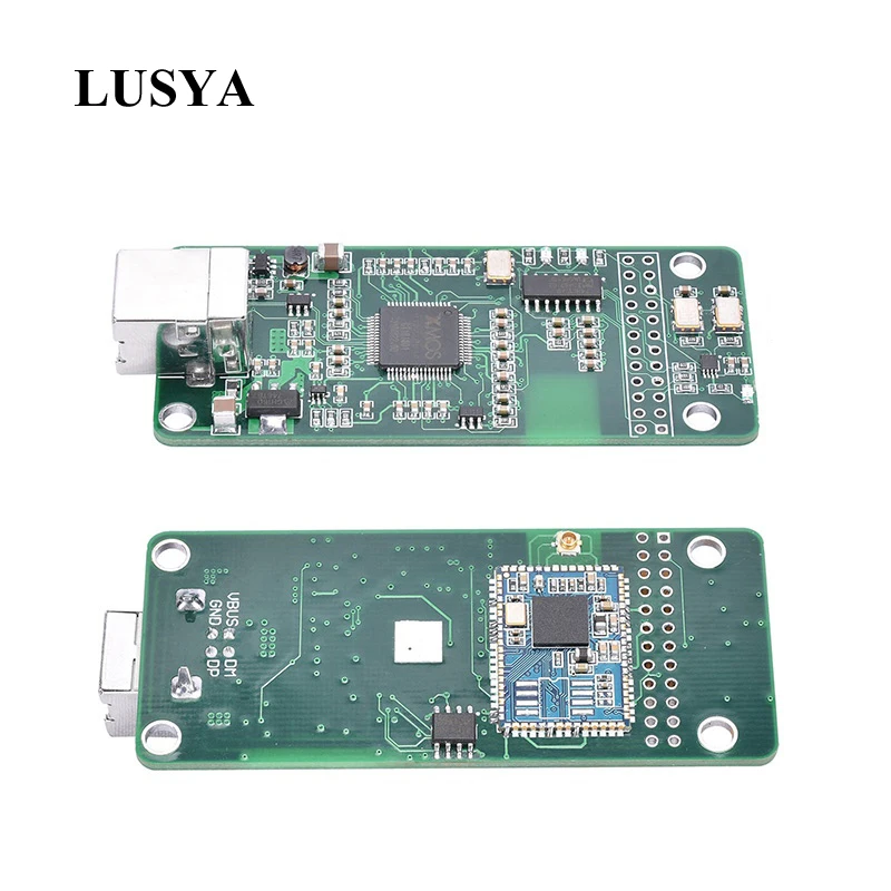 Lusya XMOS XU208 USB цифровой Аудио интерфейс CSR8675 Bluetooth композитный ies дочь поддерживает DSD с антенной A6-002