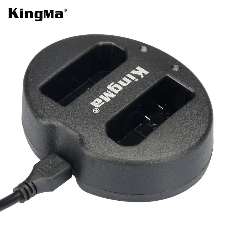 KingMa EN EL14 для цифровых аккумуляторов Nikon двойное (двойное) Зарядное устройство D5200