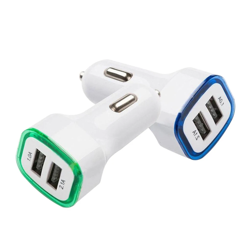 Универсальное автомобильное зарядное устройство светодиодный дисплей USB 2 0 1 А