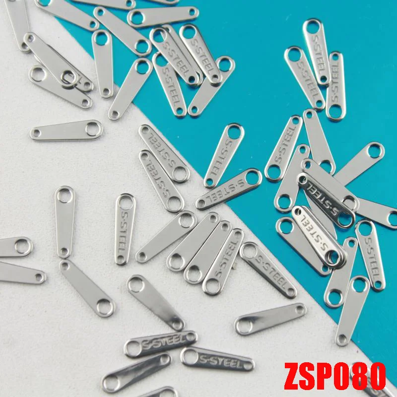 Односторонняя бирка S.STEEL для ожерелья браслета ювелирных изделий ZSP080|lot lot|pendant