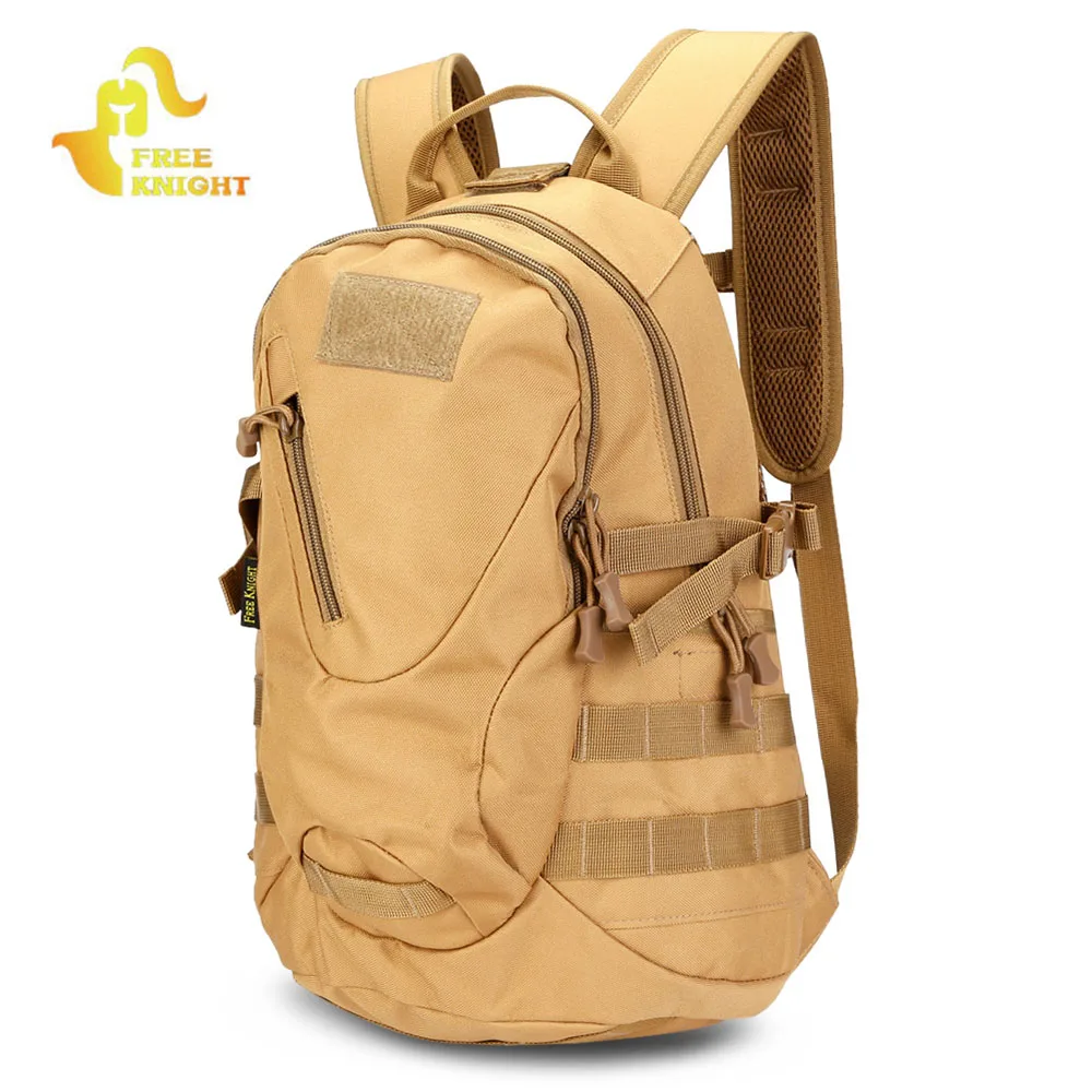 Free Knight Hiking Backpack Rucksack Military Tactical Molle Army Bag Outdoor Traveling Cycling Camping School | Спорт и развлечения