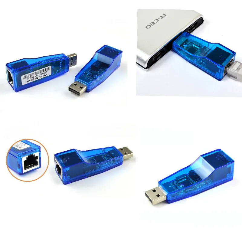 USB 2,0 к LAN RJ45 Ethernet 10/100 Мбит/с сетевая карта адаптера для Win7 Win8 Tablet PC ноутбук