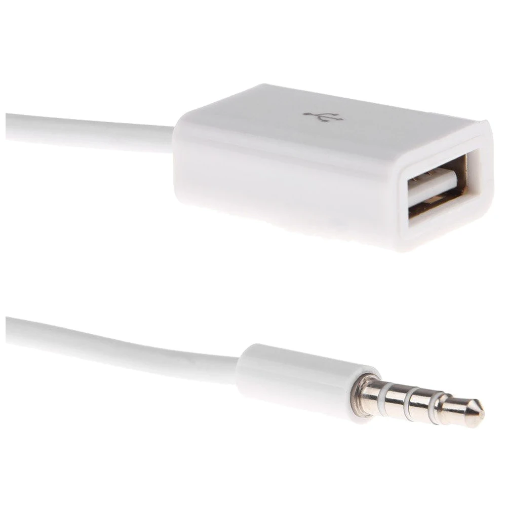 Фирменная Новинка 3 5 мм штекер с разъемом подачи внешнего сигнала AUX разъем для USB