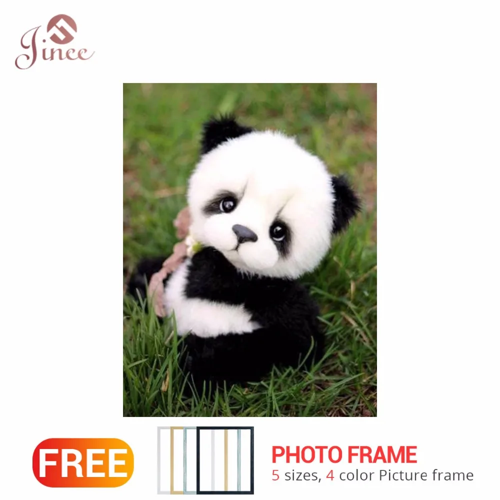 

5D DIY Diamond Painting Little Cute Panda Embroidery Full Circular Diamond Cross Stitch Rhinestone Decor Gift For Kids