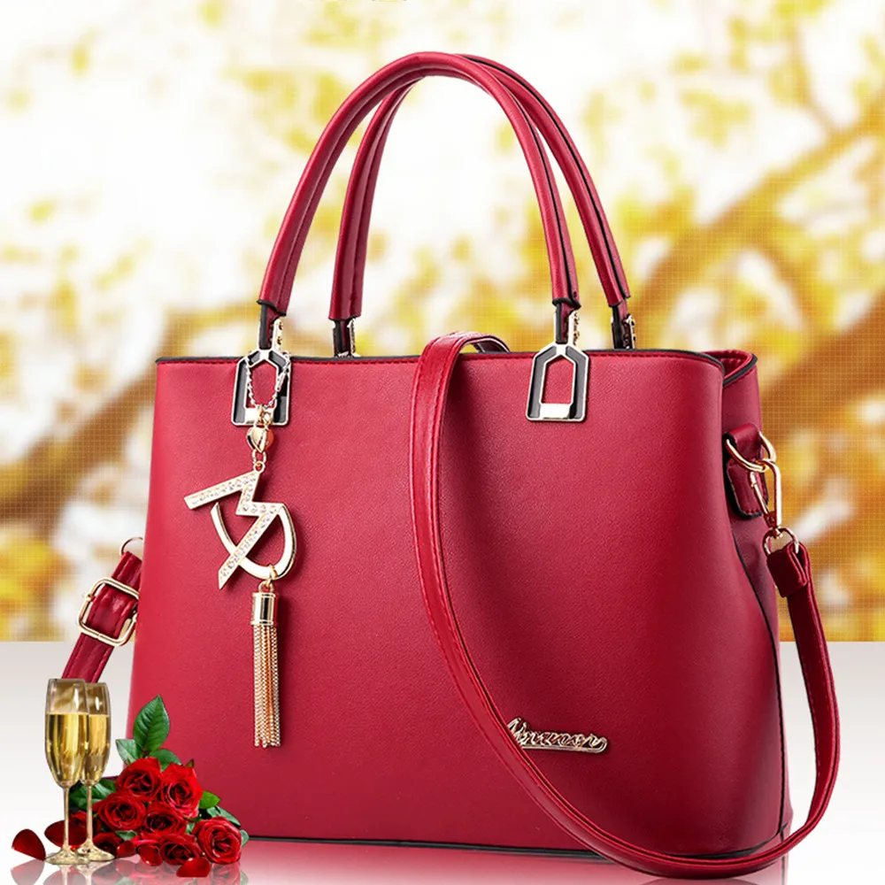 Новая женская простая сумка на плечо большая 40 #|Женские кошельки| |