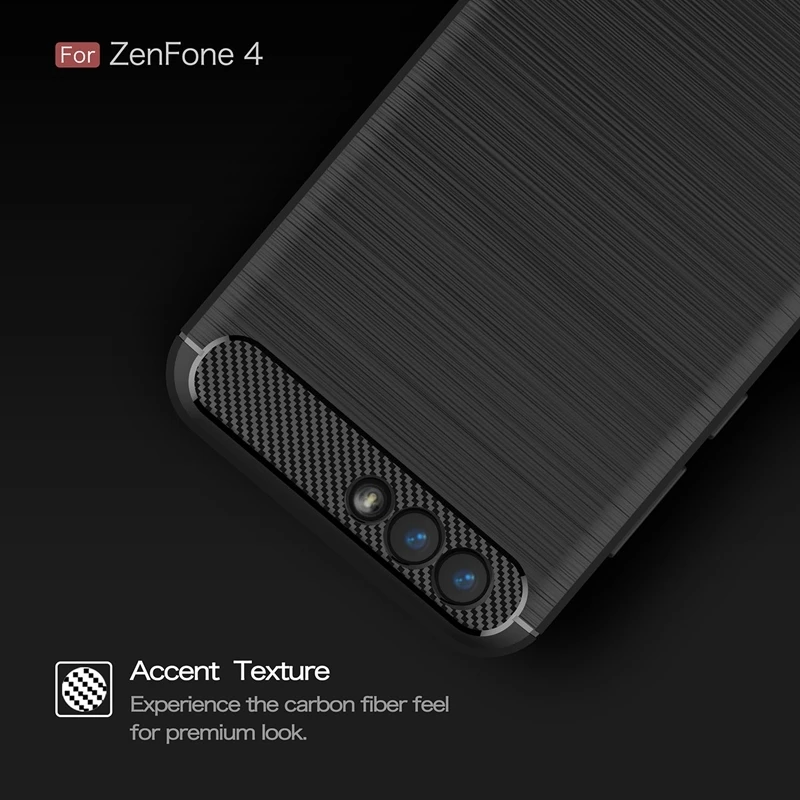 Телефон чехол для Asus Zenfone 4 pro max В Live селфи Pro AR ze554kl zs551kl zc554kl zb501kl углерода Волокно