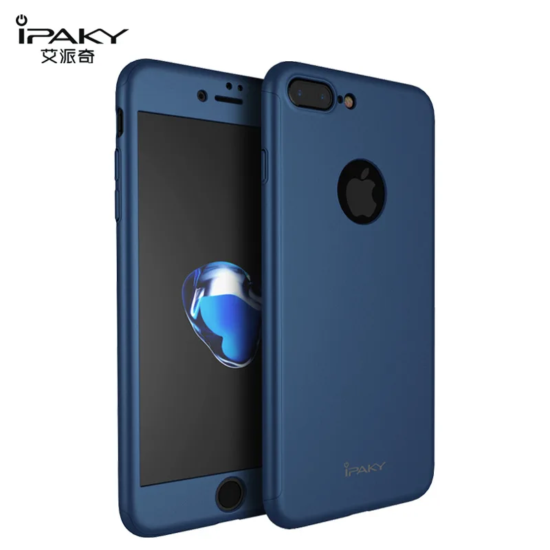 ipaky For iPhone XS MAX Case 360 Full Protective Hard PC Tempered Flim cover X XR 8 7 6 6s 10 s plus coque cases | Мобильные