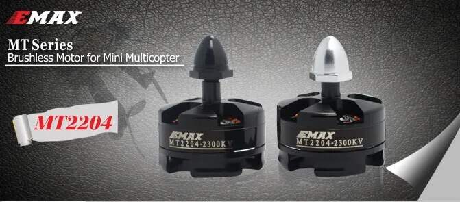 

EMax MT2204 KV2300 Brushless Motor CW/CCW Thread for QAV250 GE260 Mini Quadcopters