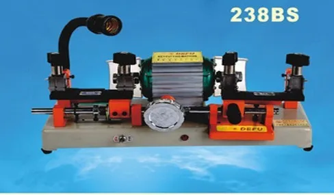 

220V 110V version horizontal key cutting machine double head key copy machine for door and car key cutter machine