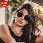 Женские квадратные солнцезащитные очки LeonLion в металлической оправе, цвет в ассортименте, 2021