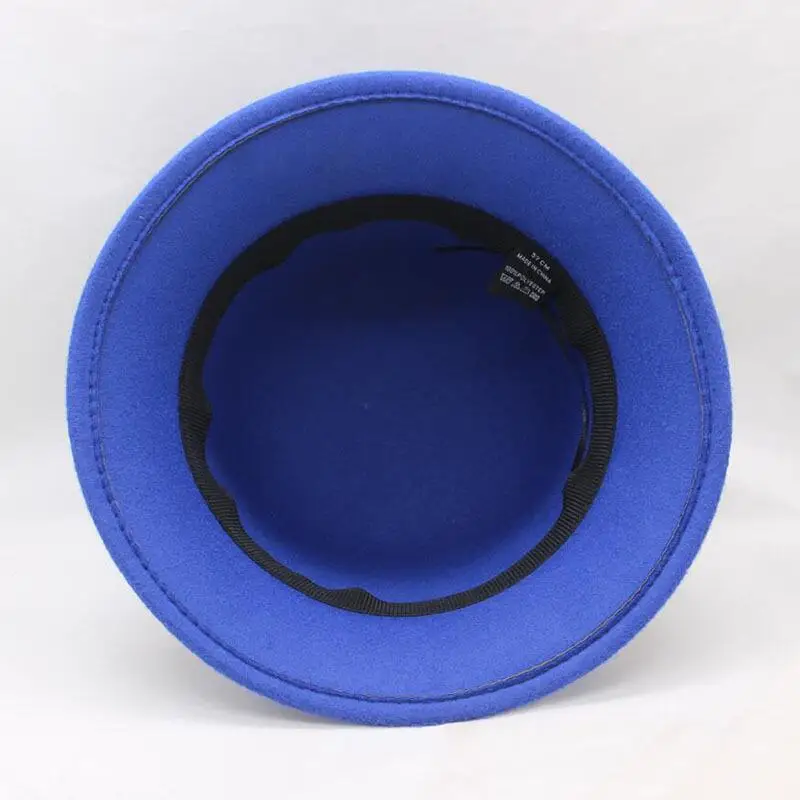 New 9 Colours Winter Autumn Imitation Woolen Fedoras Cap Basin of Dome Woolen Cloth Hat Female Cloth Basin Cap Fedora