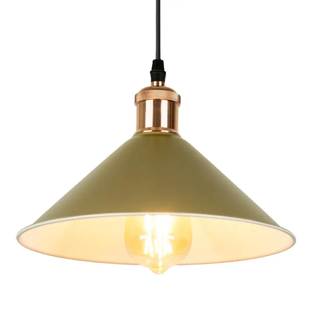 Промышленные подвесные светильники золотого цвета винтажная Подвесная лампа