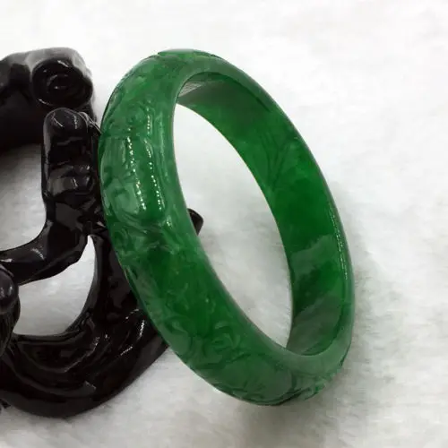 Горячая продажа винтажный китайский ручной резной изумрудно-зеленый жадеитовый