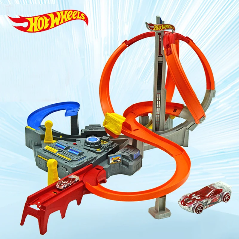 

Hot Wheels круглая дорожка, детские электрические игрушки, квадратный городской миниатюрный автомобиль, Классическая модель машинки игрушки, и...