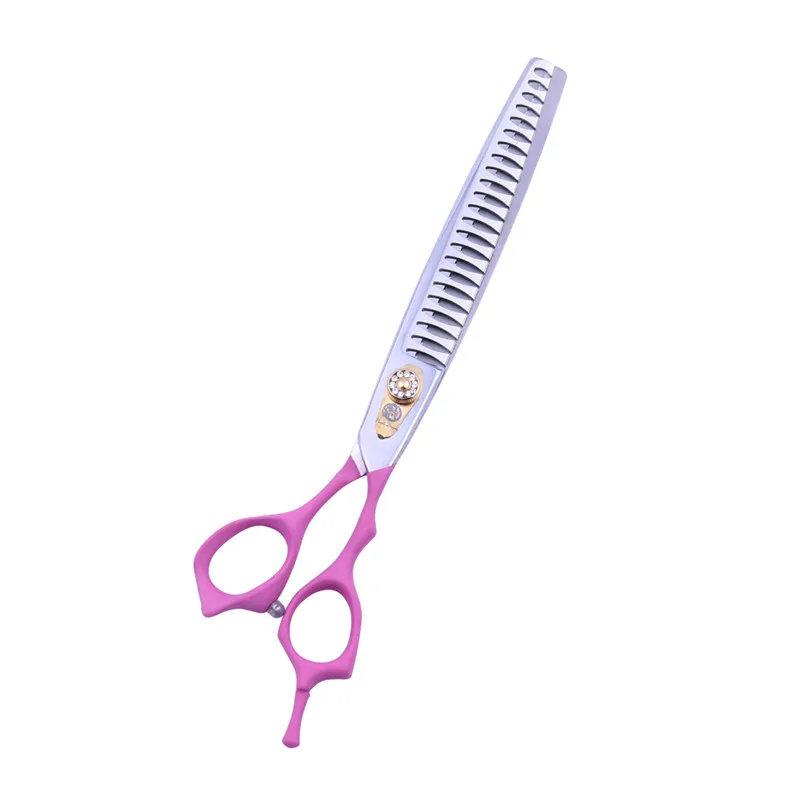 

Purple Dragon 8 Inch Professional Dog Grooming Scissors Pet Hair Thinning Scissors, Dog Thinning Shear Pet Grooming Scissor
