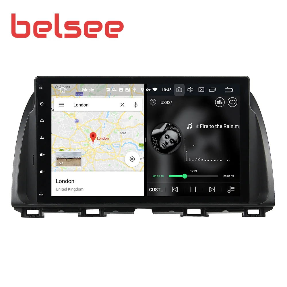 Belsee для Mazda CX-5 CX5 2012- Android 9,0 автомобильный стерео радио 8 ядерный 4 ГБ gps головное устройство Авторадио мультимедийный плеер