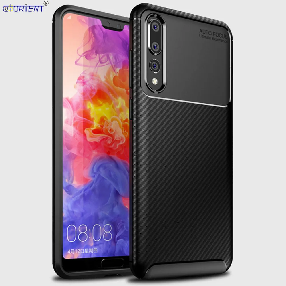 Матовый чехол для Huawei P20 Pro из углеродного волокна бампер CLT L29 L09 мягкие