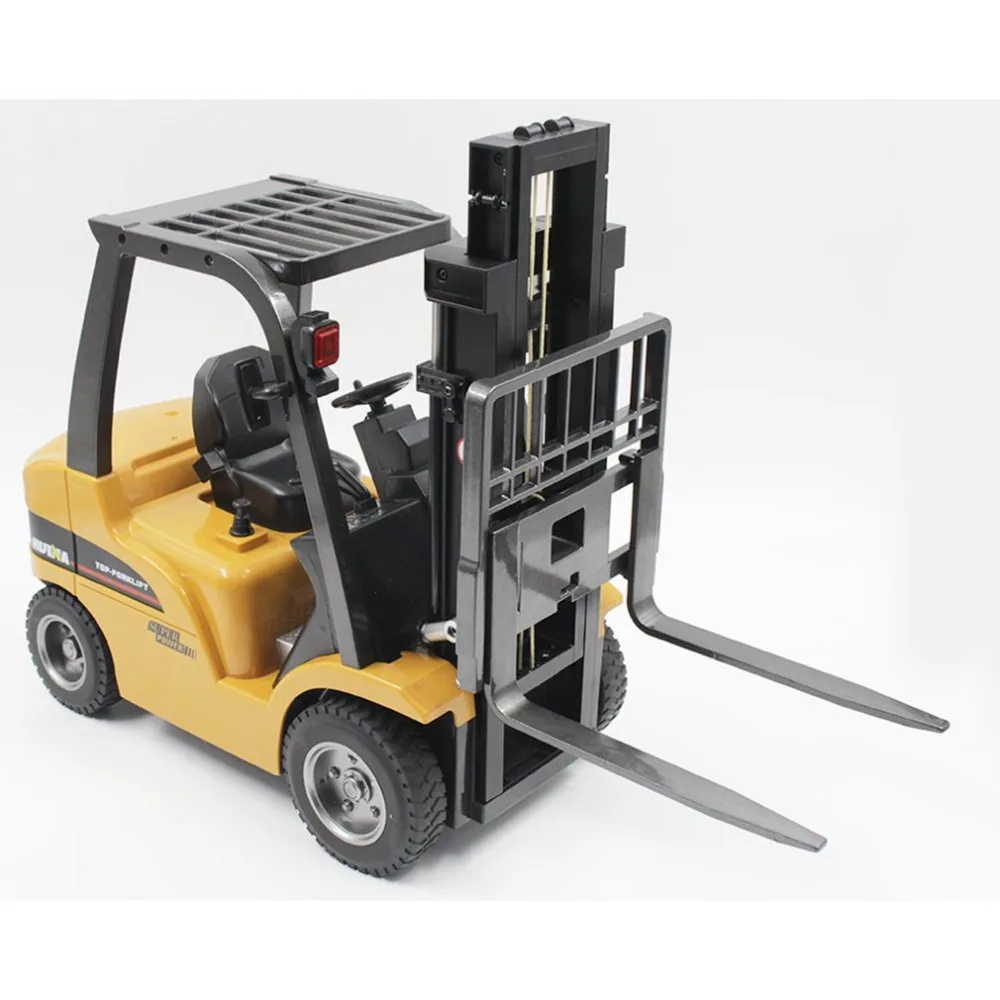 HUINA игрушечные лошадки 1577 1/10 8CH Сплав RC Автопогрузчик кран строительство