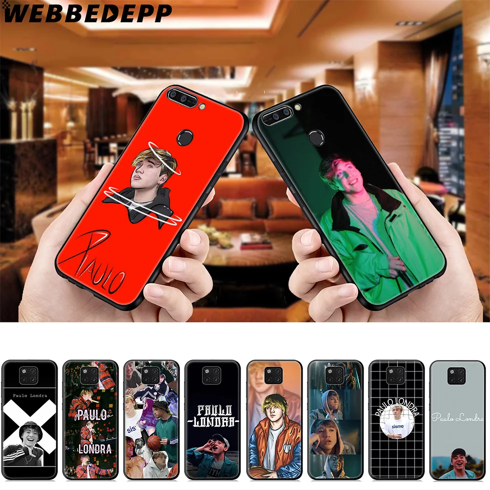 WEBBEDEPP Paulo Londra Soft Case for Huawei Mate Honor 20 6A 7A 7C 7X 8 9 9X 10 View Lite Pro 30 |