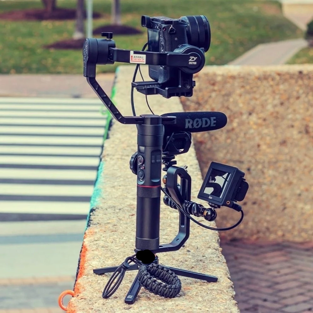 L кронштейн с 3 Горячий башмак крепление ручка magic arm для gimbal прикрепить монитор микрофон zhiyun кран 2/MOZA/feiyu/Dji Ronin S Аксессуары