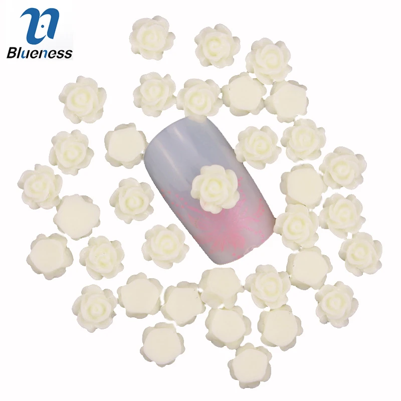 3D дизайн ногтей украшения Смола розы для Стад Шарм ювелирные изделия DIY акриловые
