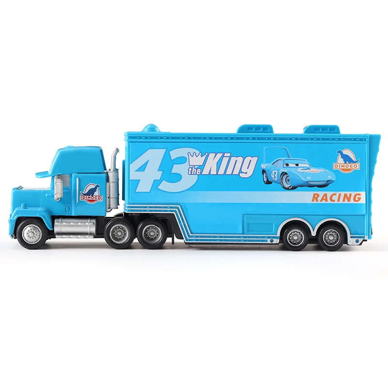 Машинки Disney Pixar Cars Mack Uncle No.43 King Diecast металлическая пластиковая игрушечная машинка