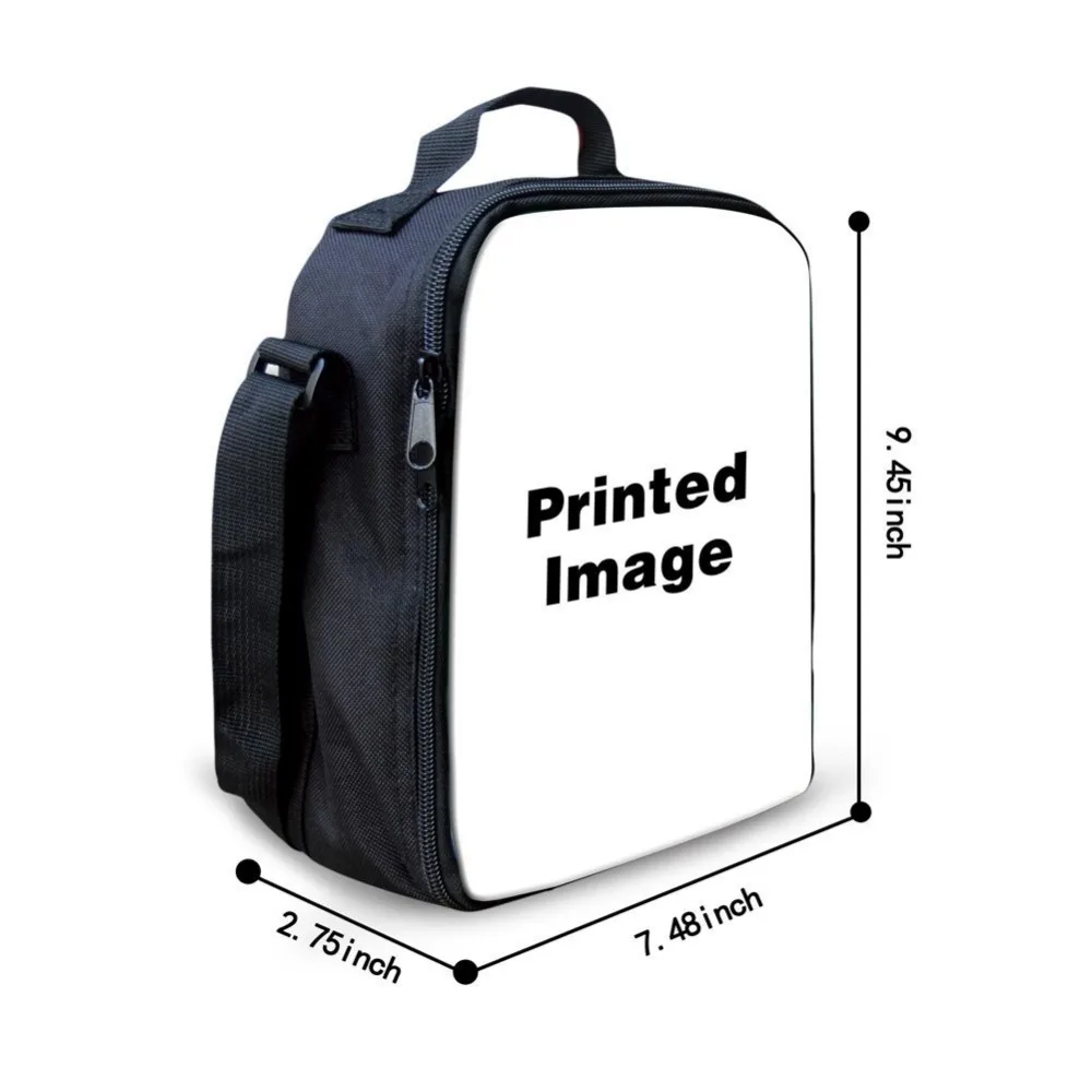 Детская студенческая маленькая изоляционная сумка для обеда из полиэстера