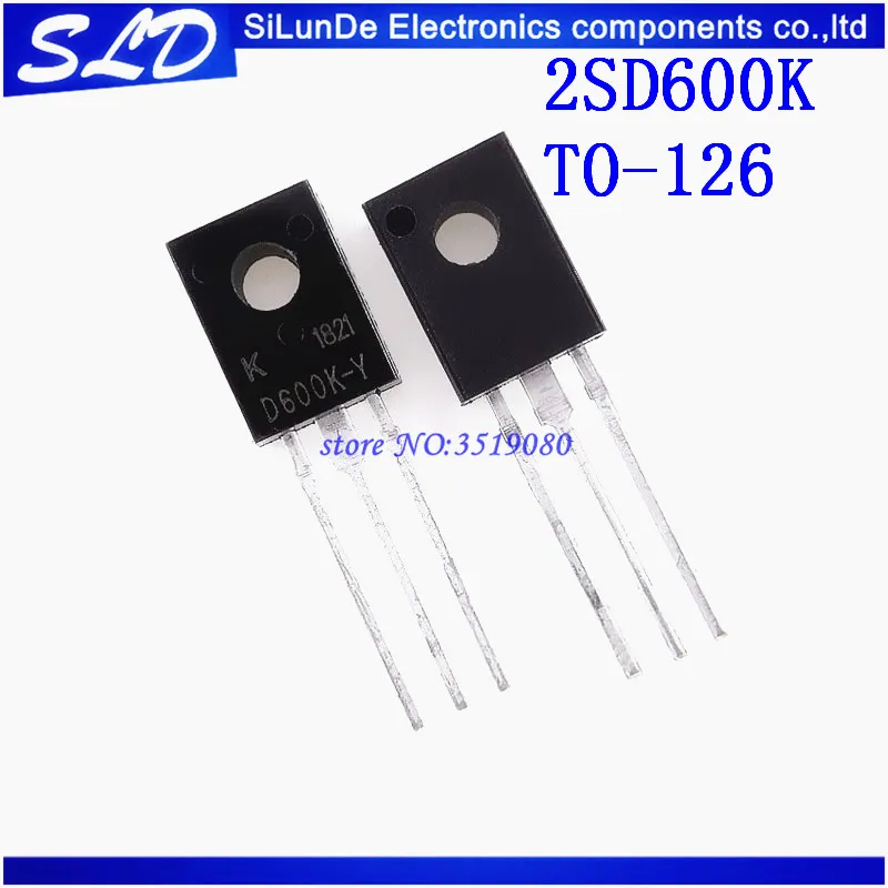 

10pcs/lot 2SD600K D600K D600 D600K-Y NPN TO-126 120V 1A new and original