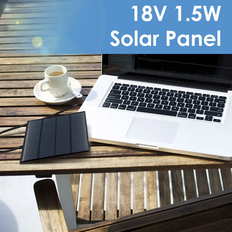Overfly 18 в 1 5 Вт солнечная панель портативная мини Sunpower DIY модуль система для