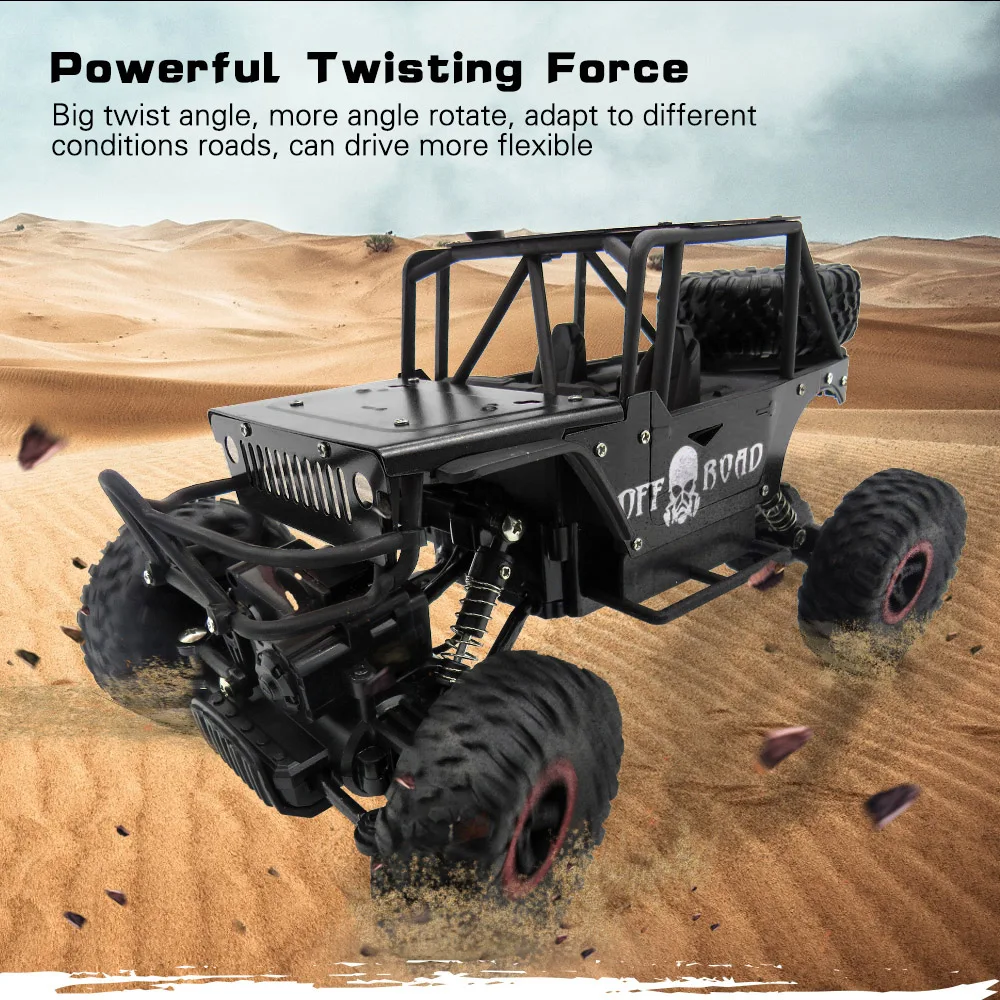 Модель радиоуправляемого автомобиля Flytec 1/18 4WD 2 4G металлический корпус из сплава