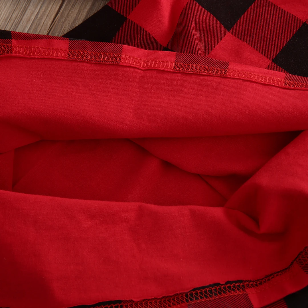 Baby Girls Xmas Red Plaid Dress For Winter Autumn Casual dress 2-6Yrs | Детская одежда и обувь