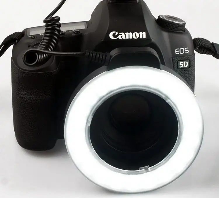 WANSEN WS светодиодный 48 макро освещение видео кольцо вспышка для Nikon Canon DSLR камеры|ring