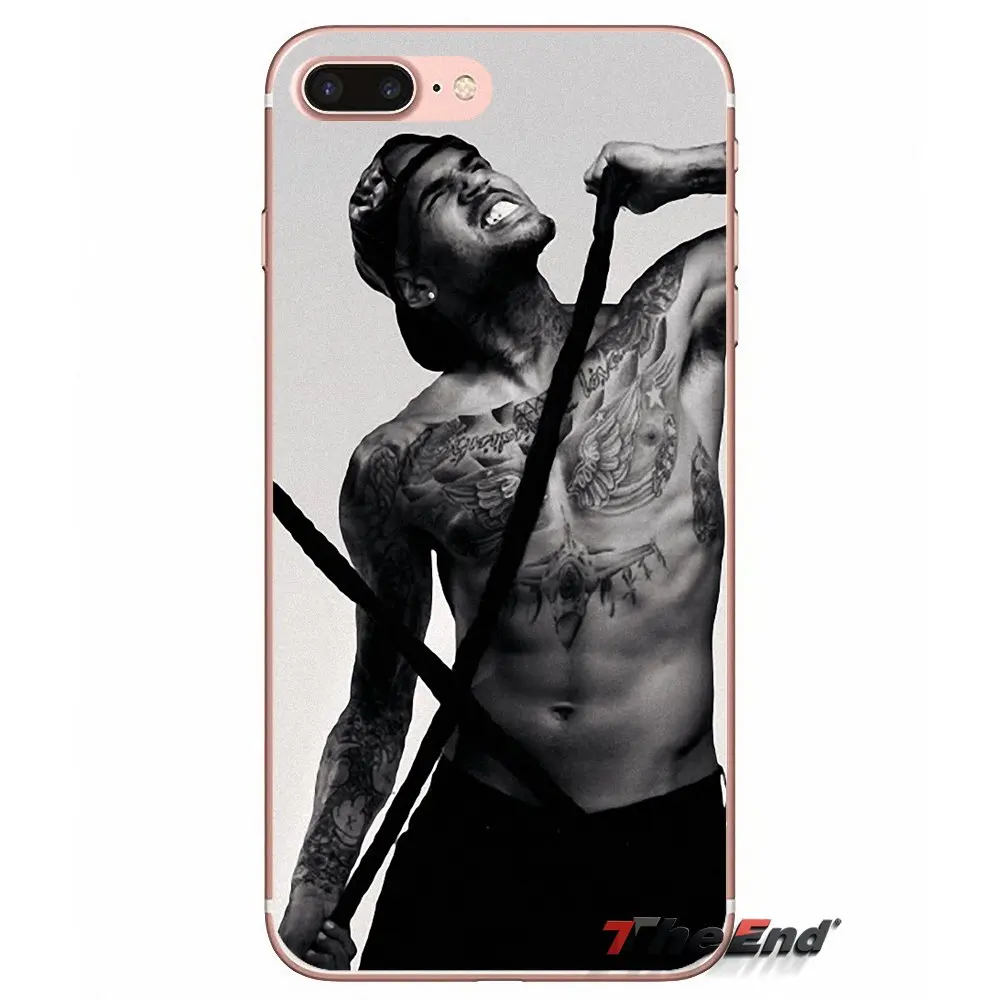 Chris Brown бретелей отлично подходит для Xiaomi Redmi 4A 4X3 S Note 3 4 5 Pro 5A mi 6 A1 Max 5X 6X мягкий