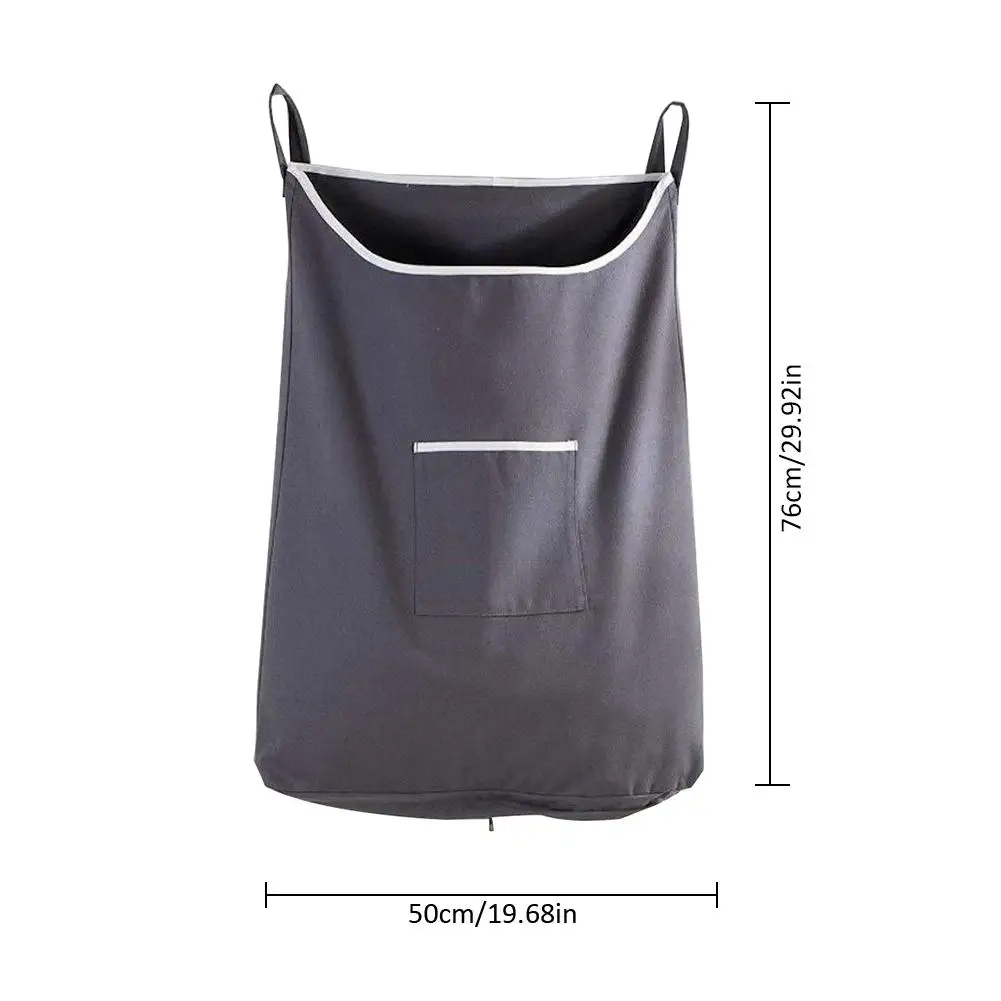 

Storage Bag Square Mouth Storage Bag Large Capacity Dirty Clothes Bag Laundry Bag Hanging Behind The Door