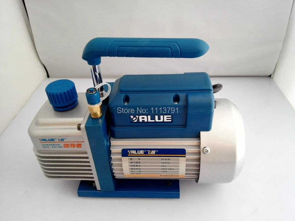 Новый вакуумный насос 2 л сверхмощный 3CFM 1/3HP HVAC одноступенчатый поворотный